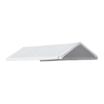 AccelaFrame Canopy 10 x 20 ft. Replacement Cover – White