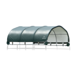 Corral Shelter UD 12 x 12 ft. – Green – Powder Coated