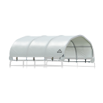 Corral Shelter HD 12 x 12 ft. – White – Powder Coated