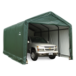 ShelterTube Garage – Green – STD 12 x 35 x 11 ft.