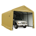 ShelterTube Garage – Tan – STD 12 x 100 x 11 ft.