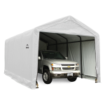 ShelterTube Garage – White – STD 12 x 45 x 11 ft.