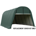 Replacement Cover Kit for the Garage-in-a-Box Round 12 x 20 x 10 PVC Green