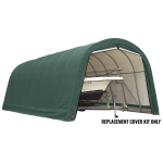 Replacement Cover Kit for the Garage-in-a-Box Round 14 X 32 X 12 HD Green