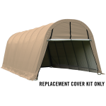 Replacement Cover Kit for the Garage-in-a-Box Round 12 x 24 x 10 HD Tan