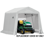 Replacement Cover for the Shed-in-a-Box 10 x 10 x 8 HD White