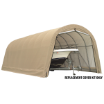 Replacement Cover Kit for the Garage-in-a-Box Round 14 X 32 X 12 HD Tan
