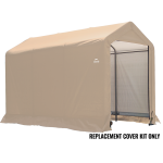 Replacement Cover Kit for the Shed-in-a-Box 6 x 10 x 6 HD Tan
