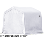 Replacement Cover Kit for Shed-in-a-Box 8 x 8 x 8 HD White