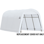 Replacement Cover Kit for the AutoShelter RoundTop 10 x 15 x 8 PVC White