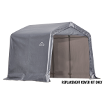 Replacement Cover Kit for Shed-in-a-Box 8 x 8 x 8 HD Gray