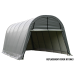 Replacement Cover Kit for the Garage-in-a-Box Round 12 x 20 x 10 STD Gray