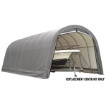 Replacement Cover Kit for the Garage-in-a-Box Round 14 X 32 X 12 HD Gray