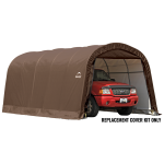 Replacement Cover Kit for Garage-in-a-Box RND 12 x 20 x 8 STD Brown
