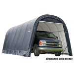 Replacement Cover Kit for the Garage-in-a-Box Round 15 X 40 X 16 HD Gray