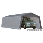 Replacement Cover Kit for the Garage-in-a-Box 12 x 24 x 8 HD Gray