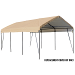 Replacement Cover Kit for the Carport-in-a-Box 12 x 20 x 9 STD Sandstone