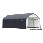 Replacement Cover Kit for the AccelaFrame HD Shelter 12 x 20 x 9 STD Gray