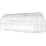 High Tunnel Greenhouse 10 X 20 X 8 ft. 7 in. Round Shape FULL KIT