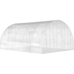 High Tunnel Greenhouse 20 X 4 X 10 ft. 7 in. Round Shape FULL KIT