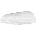 High Tunnel Greenhouse 38 X 24 X 15 ft. 3 in. Round Shape FRAME AND COVER